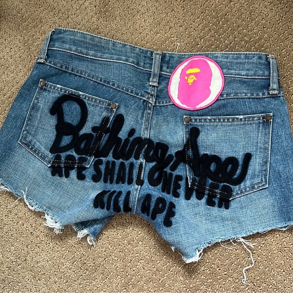 Women’s Retro Bathing Ape Jean shorts